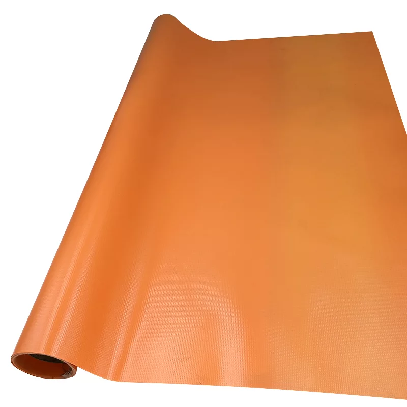 Coated Tarpaulin Stock Waterproof PVC Vinyle Blanc Awning Tent Cover Garden Table Type Fabric For Vietnam Lkw Plane