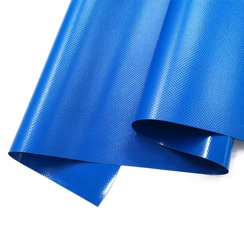 Coated Tarpaulin Stock Waterproof PVC Vinyle Blanc Awning Tent Cover Garden Table Type Fabric For Vietnam Lkw Plane