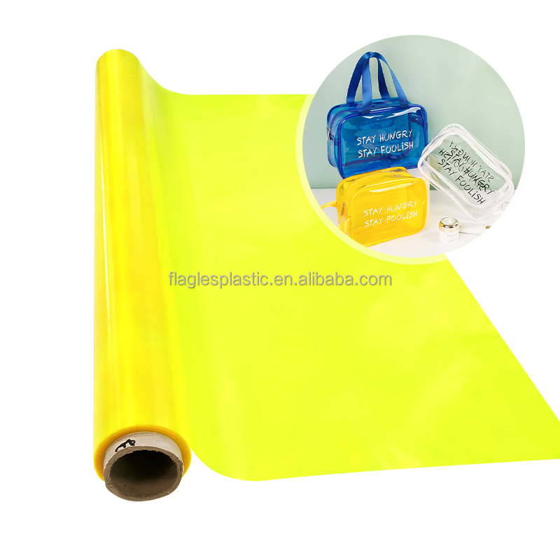 PVC Cling Film Plastic Roll Sheet For Furniture Soft Flexible Hd Transparent Sheet Clear In Roll Vinyl Fabric Pattern