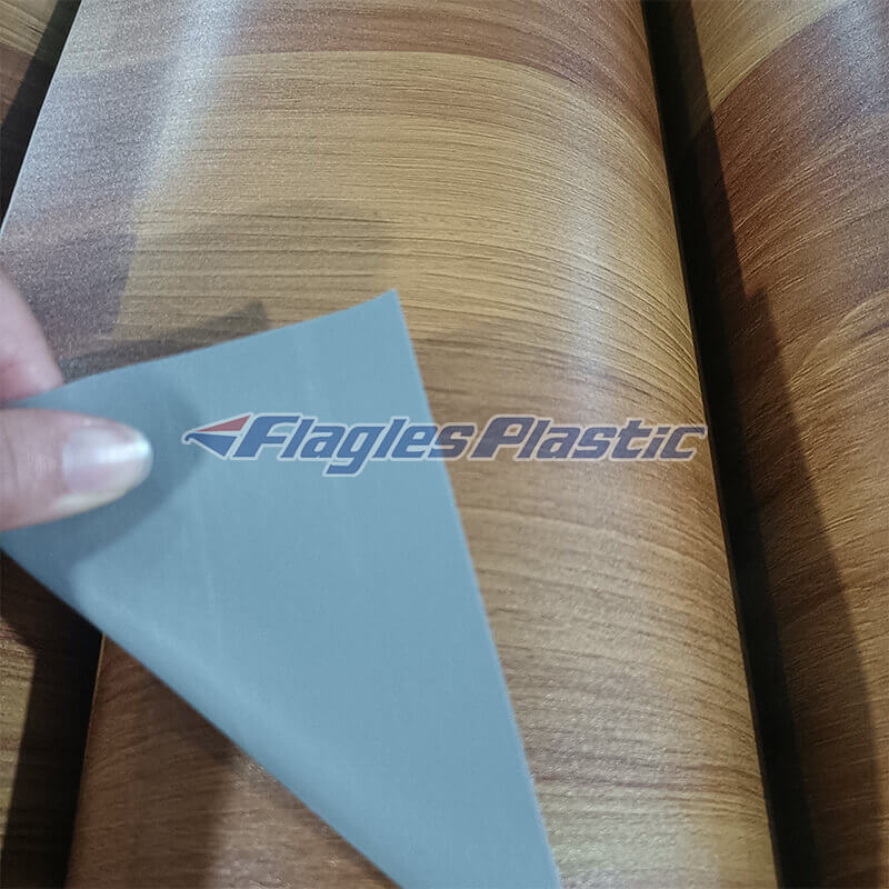 ST2# Tear-Resistant PVC Flooring with Dark Gray Backing